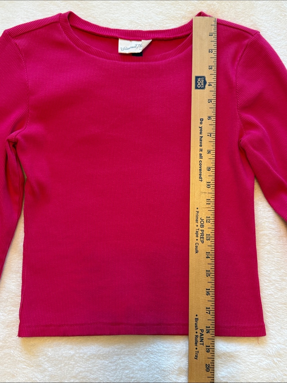 Universal Thread Rib Long Sleeve Tee - Picture 7 of 9
